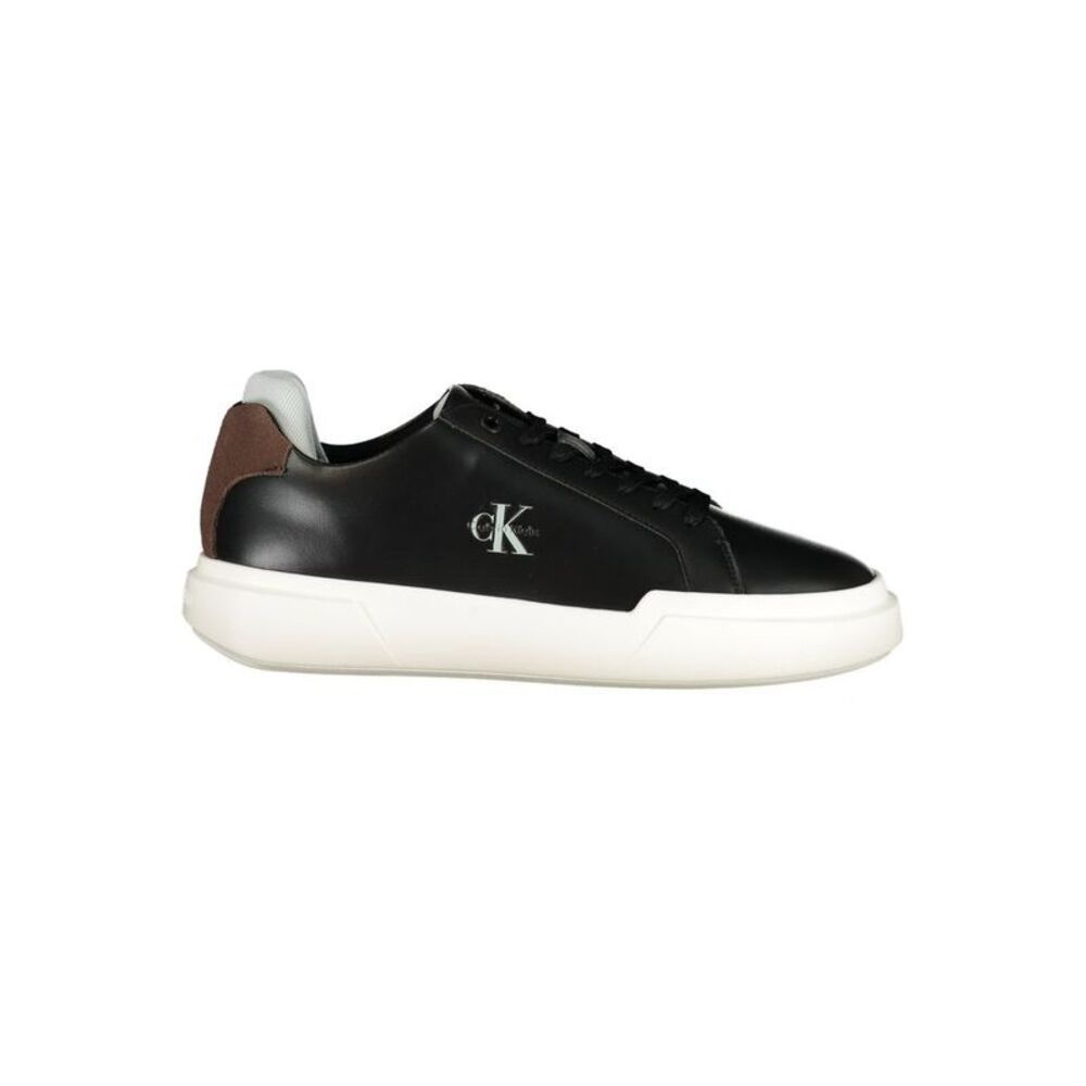 Calvin Klein Black Polyurethane Men's Men's Sneaker